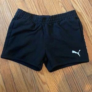 Puma Athletic Shorts Black/Glitter M (8-10)